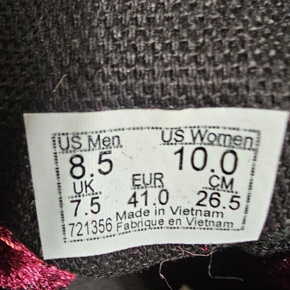 Vans Off The Wall Burnt Russet Maroon Crushed. Vans Velvet Maroon Sneakers - Picture 10 of 11